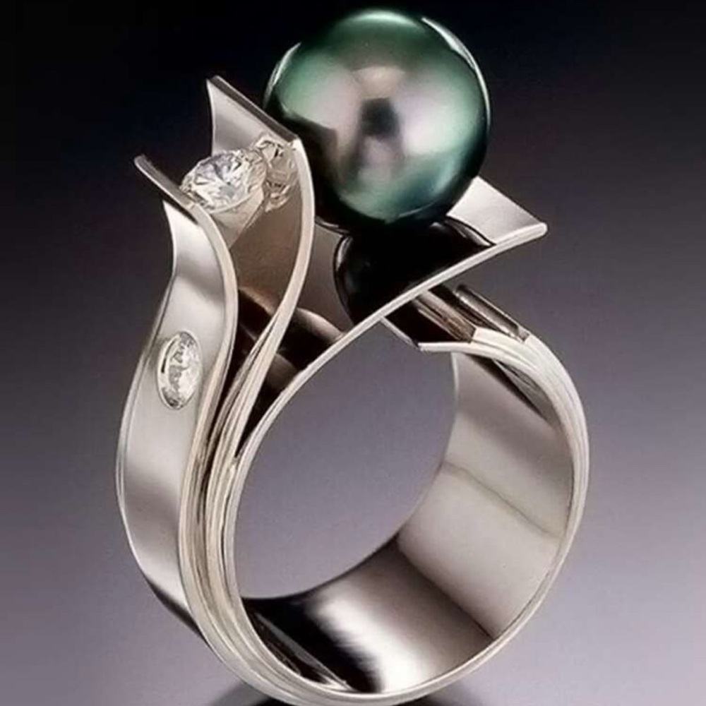 ENGAGEMENT BRIDAL WEDDING RING - Picture 4 of 5